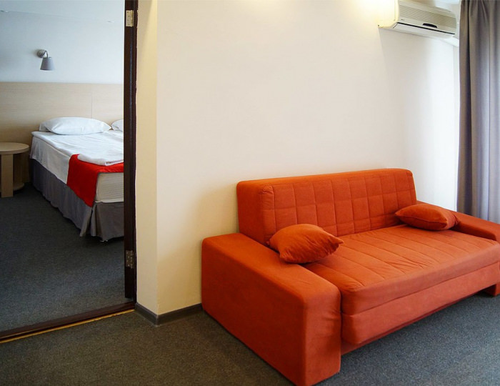 2-местное 2-комн. студия семейная (вид на море) - Отель «Анапа-Океан»